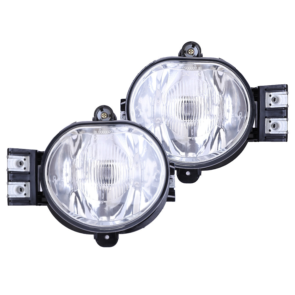 Glass Fog Lights for 2002-2008 Dodge Ram 1500 2500 3500/2004-2006 Dodge Durango with Bulb - Premium Automotive from Rapidvehicles - Just $51.99! Shop now at Rapidvehicles