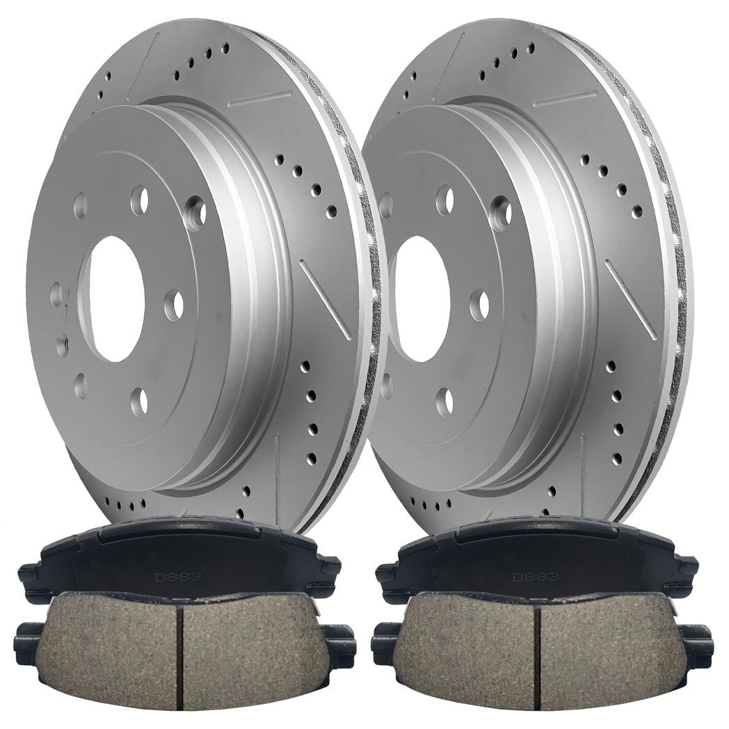 REAR Disc Rotors   Brake Pads for Chevy Traverse GMC Acadia Buick - Premium Automotive from Rapidvehicles - Just $143.99! Shop now at Rapidvehicles