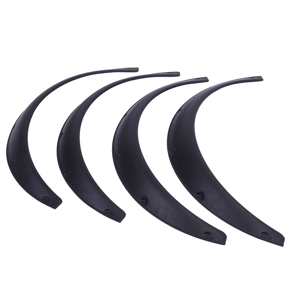 8CM 4PCS Car Body Fenders for Common Car Black - Premium Automotive from Rapidvehicles - Just $67.99! Shop now at Rapidvehicles