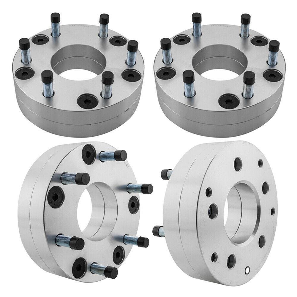 4* 50mm 5x4.75 TO 6x5.5 Wheel Spacers Adapter 74mm 12X1.5 for Chevrolet Corvette - Premium Automotive from Rapidvehicles - Just $160.99! Shop now at Rapidvehicles