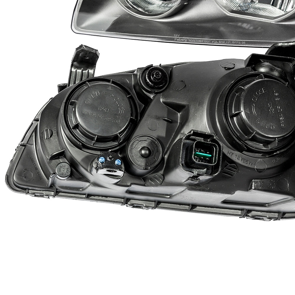 2pcs Front Left Right Car Headlights for Hyundai Elantra 04-06 Black Housing - Premium Automotive from Rapidvehicles - Just $131.99! Shop now at Rapidvehicles