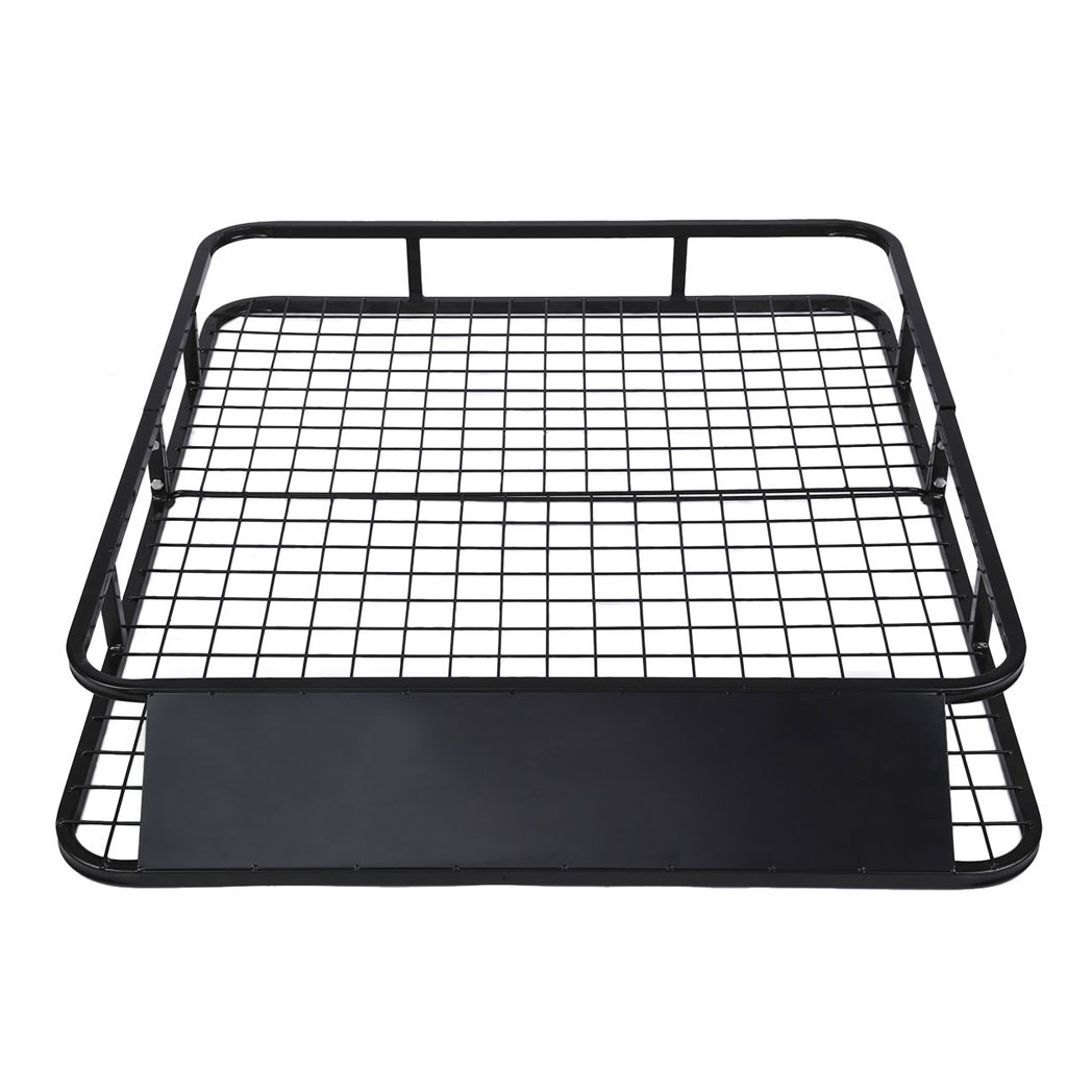 48" x 40" Universal Roof Rack Car Top Cargo Basket Black - Premium Automotive from Rapidvehicles - Just $167.99! Shop now at Rapidvehicles