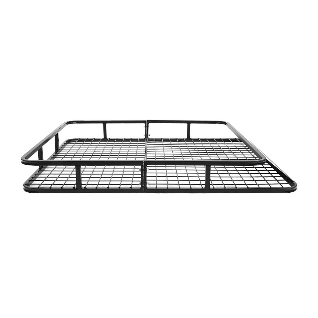 48" x 40" Universal Roof Rack Car Top Cargo Basket Black - Premium Automotive from Rapidvehicles - Just $167.99! Shop now at Rapidvehicles