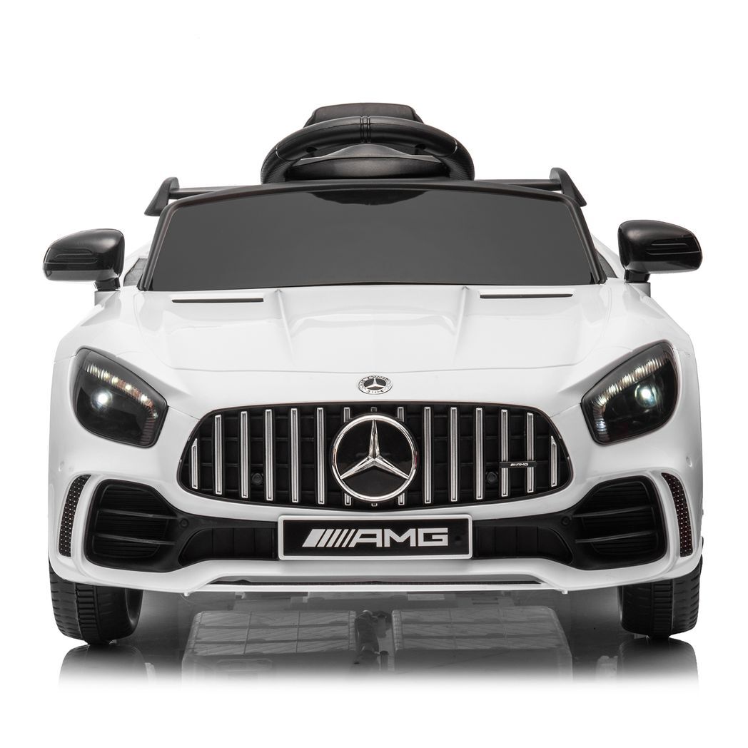 LEADZM Dual Drive 12V 4.5Ah with 2.4G Remote Control Mercedes-Benz Sports Car White - Premium Baby & Children from Rapidvehicles - Just $185.94! Shop now at Rapidvehicles