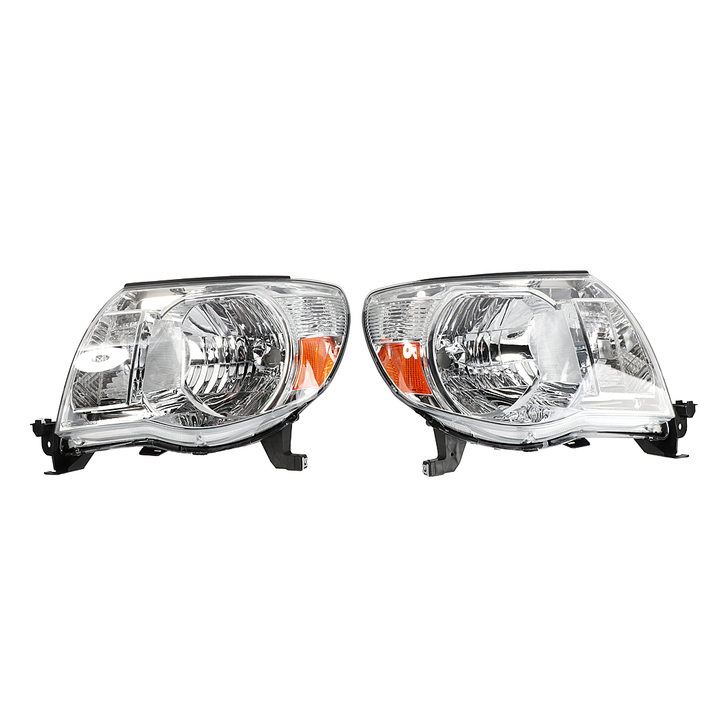 2pcs Front Left Right Car Headlights for Toyota Tacoma 2005-11 Headlight without Sport Package - Premium Automotive from Rapidvehicles - Just $138.99! Shop now at Rapidvehicles