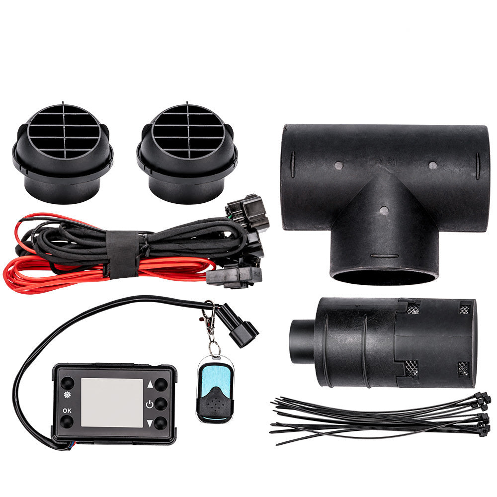 Diesel Air Heater 12V 2KW-5KW Adjustable Tank Remote Control LCD Switch for Caravan RV Pickup - Premium Automotive from Rapidvehicles - Just $299.99! Shop now at Rapidvehicles