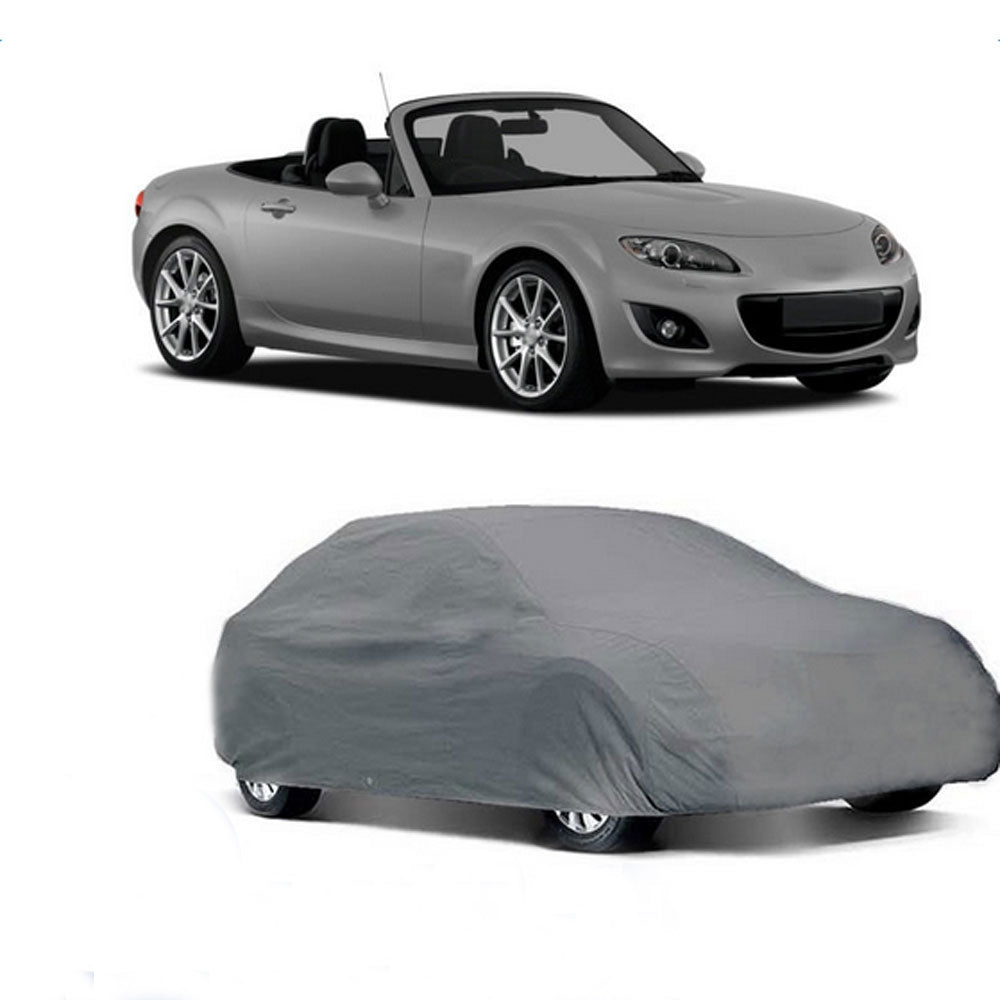 Weatherproof PEVA Car Protective Cover with Reflective Light Silver Gray L - Premium Automotive from Rapidvehicles - Just $40.99! Shop now at Rapidvehicles