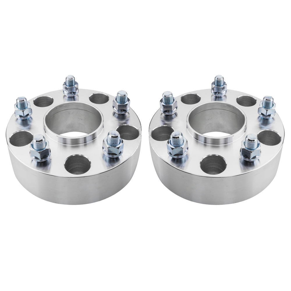 5x5.5 Silver 2" Hub Centric Wheel Spacers 77.8mm 9/16 Lug *4 For Dodge Ram - Premium Automotive from Rapidvehicles - Just $151.99! Shop now at Rapidvehicles