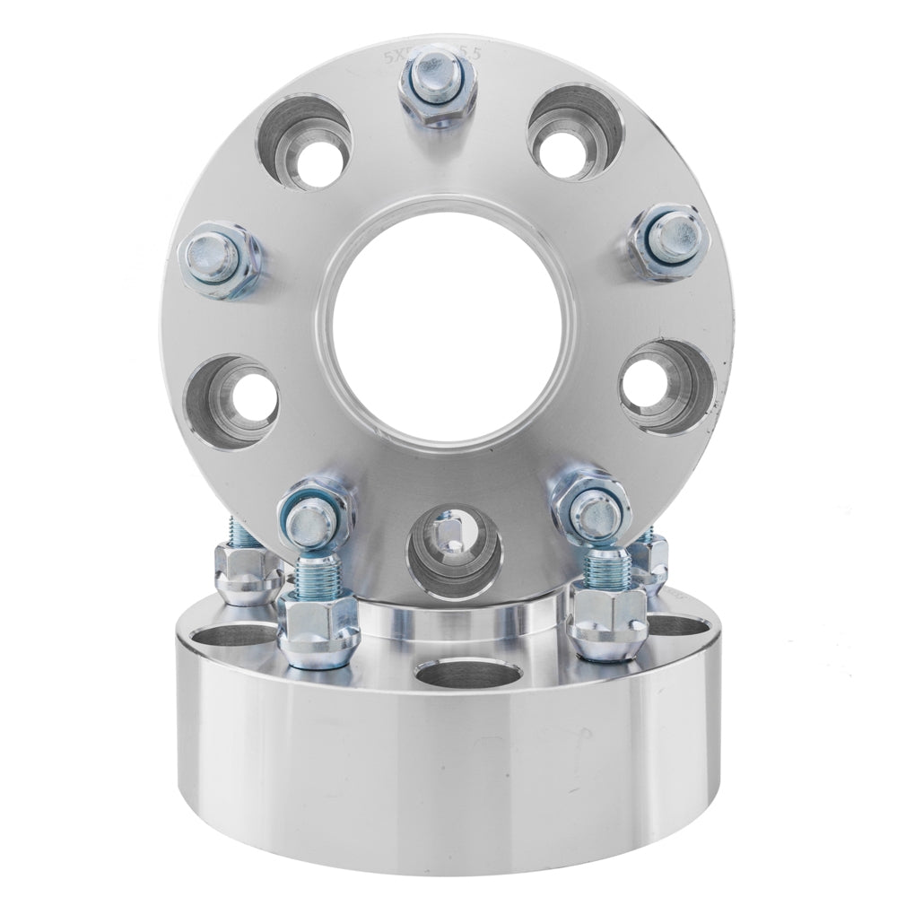 5x5.5 Silver 2" Hub Centric Wheel Spacers 77.8mm 9/16 Lug *4 For Dodge Ram - Premium Automotive from Rapidvehicles - Just $151.99! Shop now at Rapidvehicles