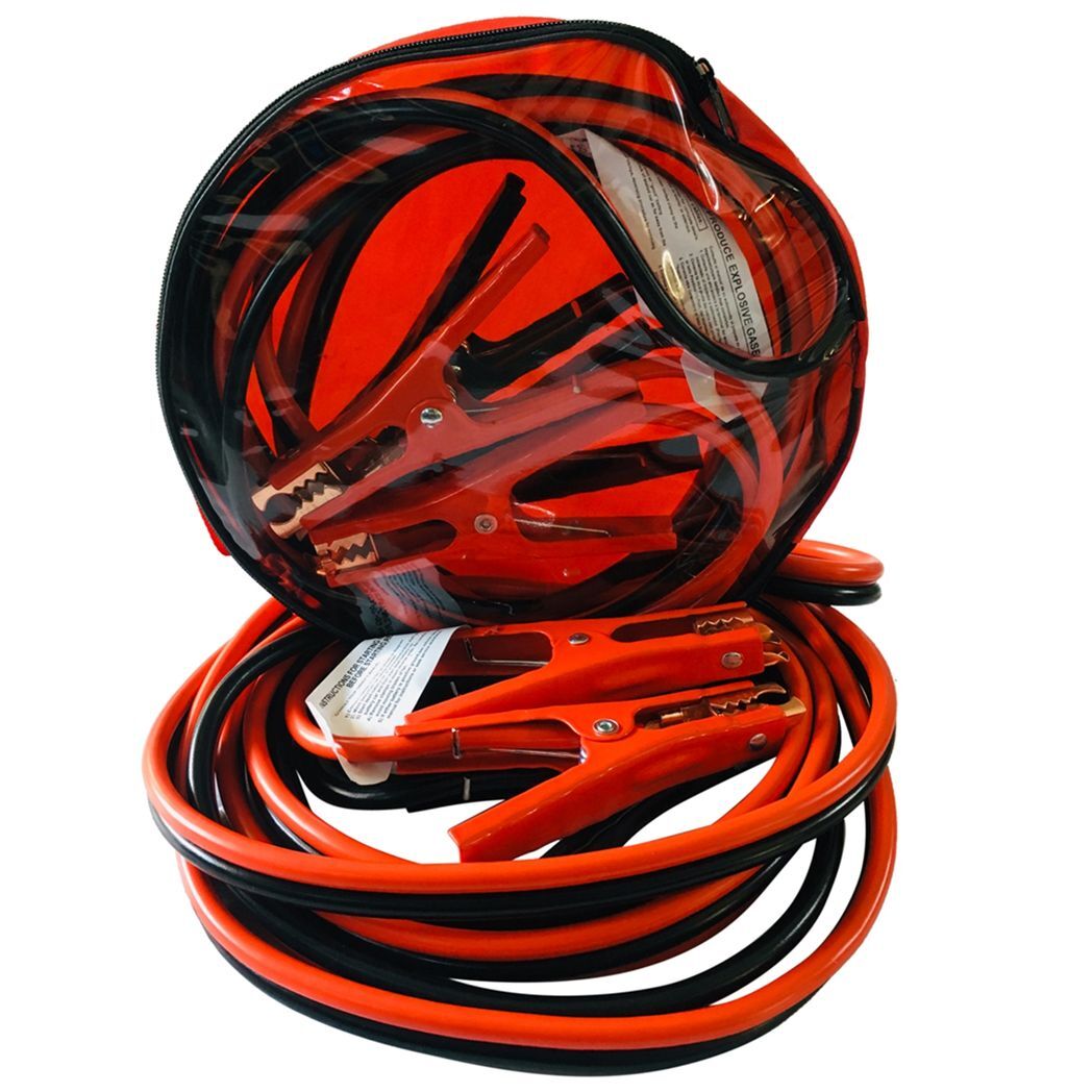 20 FT 4 Gauge Battery Jumper Heavy Duty Power Booster Cable Emergency Car Truck 500 AMP - Premium Automotive from Rapidvehicles - Just $32.99! Shop now at Rapidvehicles