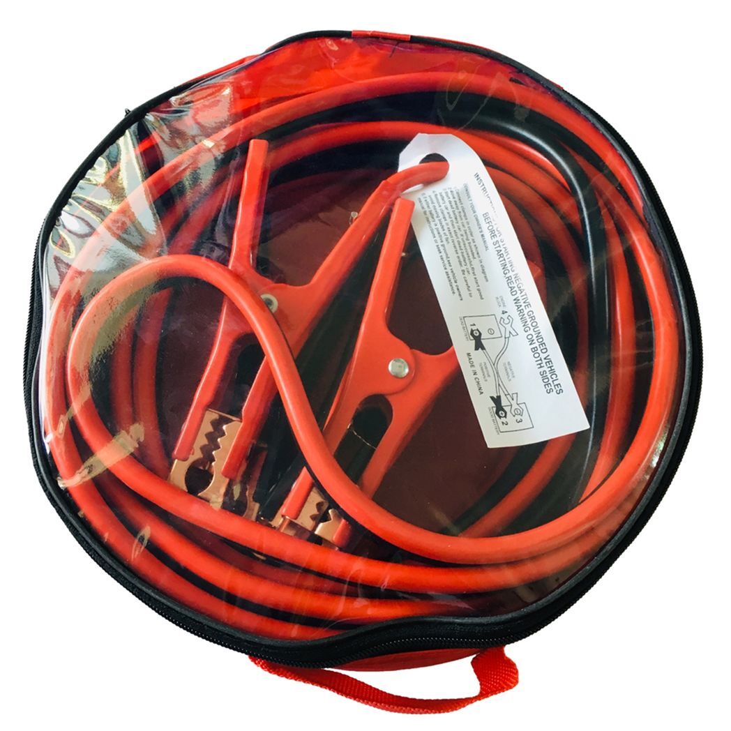 20 FT 4 Gauge Battery Jumper Heavy Duty Power Booster Cable Emergency Car Truck 500 AMP - Premium Automotive from Rapidvehicles - Just $32.99! Shop now at Rapidvehicles