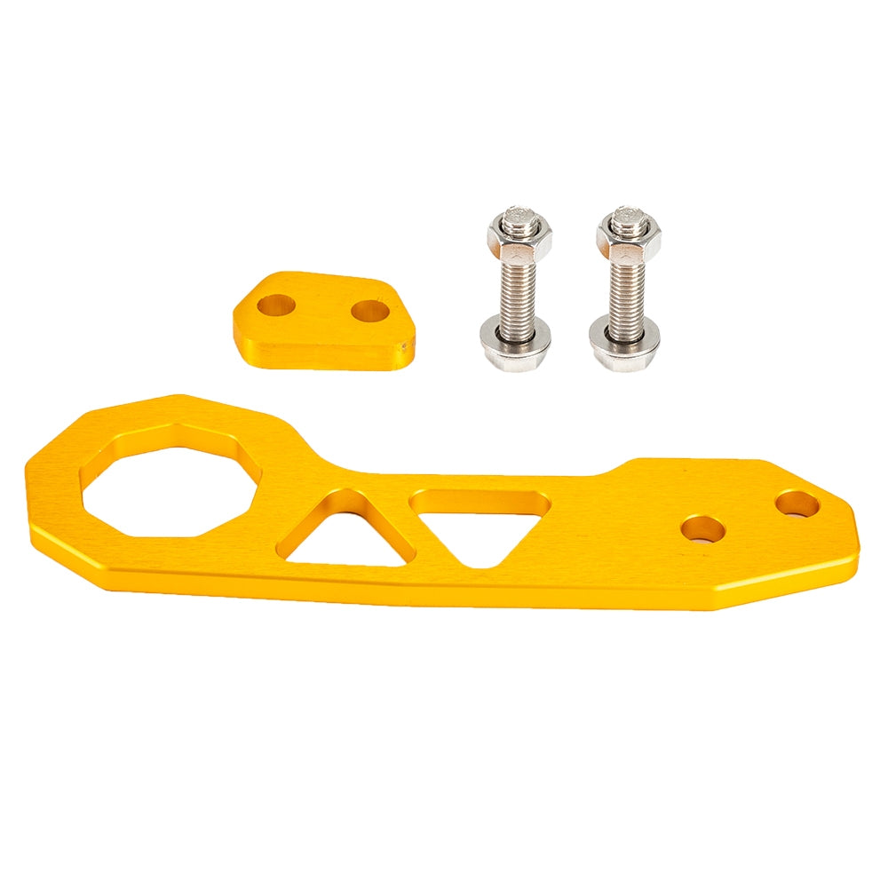 Specialized Aluminum Alloy Triangle Car Rear Tow Hook for Common Car Yellow - Premium Automotive from Rapidvehicles - Just $23.99! Shop now at Rapidvehicles