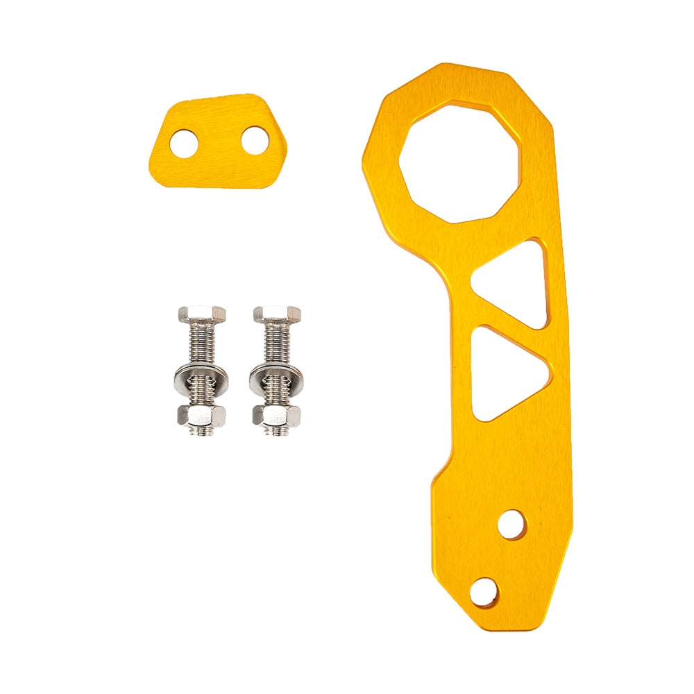 Specialized Aluminum Alloy Triangle Car Rear Tow Hook for Common Car Yellow - Premium Automotive from Rapidvehicles - Just $23.99! Shop now at Rapidvehicles