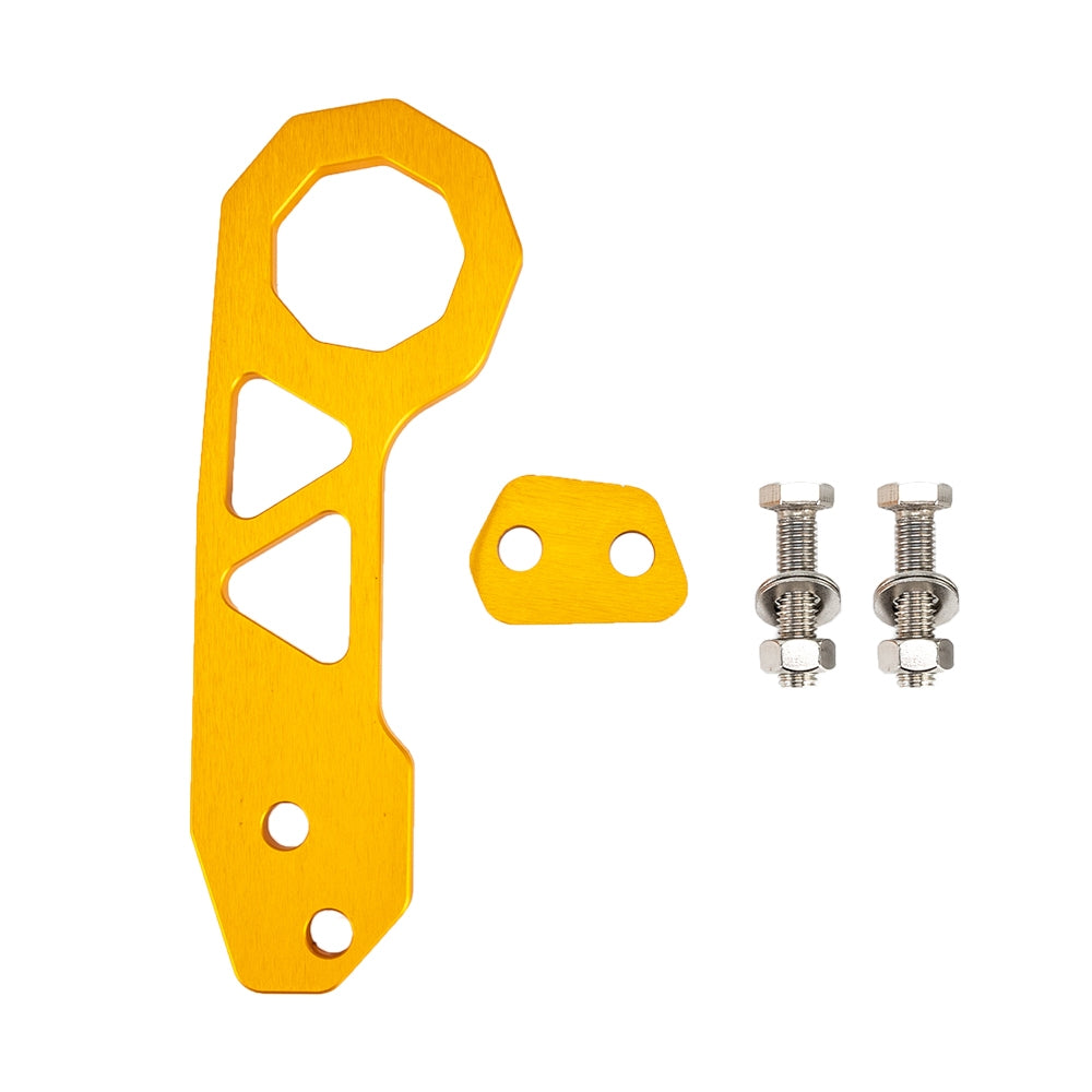 Specialized Aluminum Alloy Triangle Car Rear Tow Hook for Common Car Yellow - Premium Automotive from Rapidvehicles - Just $23.99! Shop now at Rapidvehicles