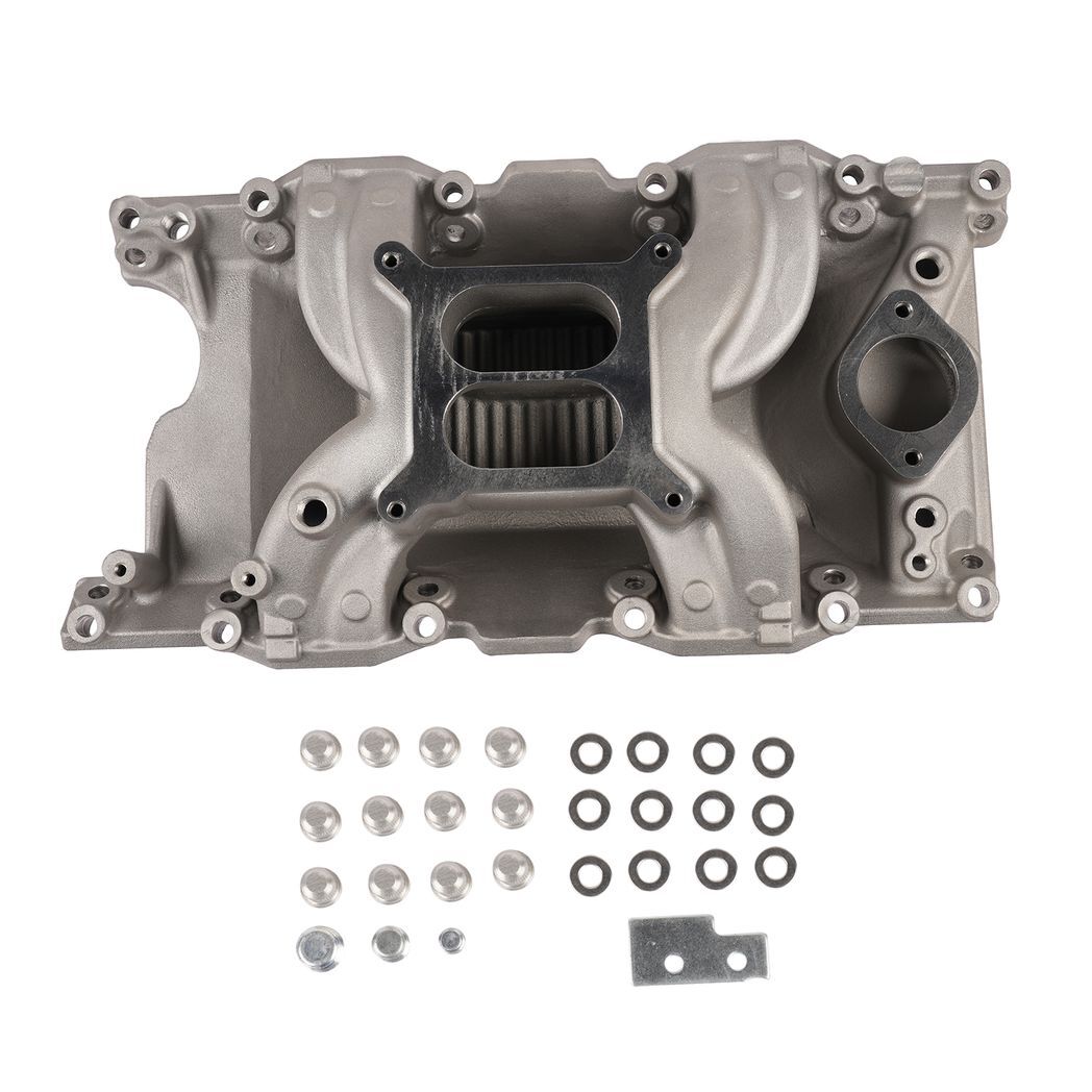 Small Block Dual Plane Intake Manifold for Dodge Charger Challenger Chrysler Cordoba Plymouth 318 55026 85026 - Premium Automotive from Rapidvehicles - Just $295.99! Shop now at Rapidvehicles