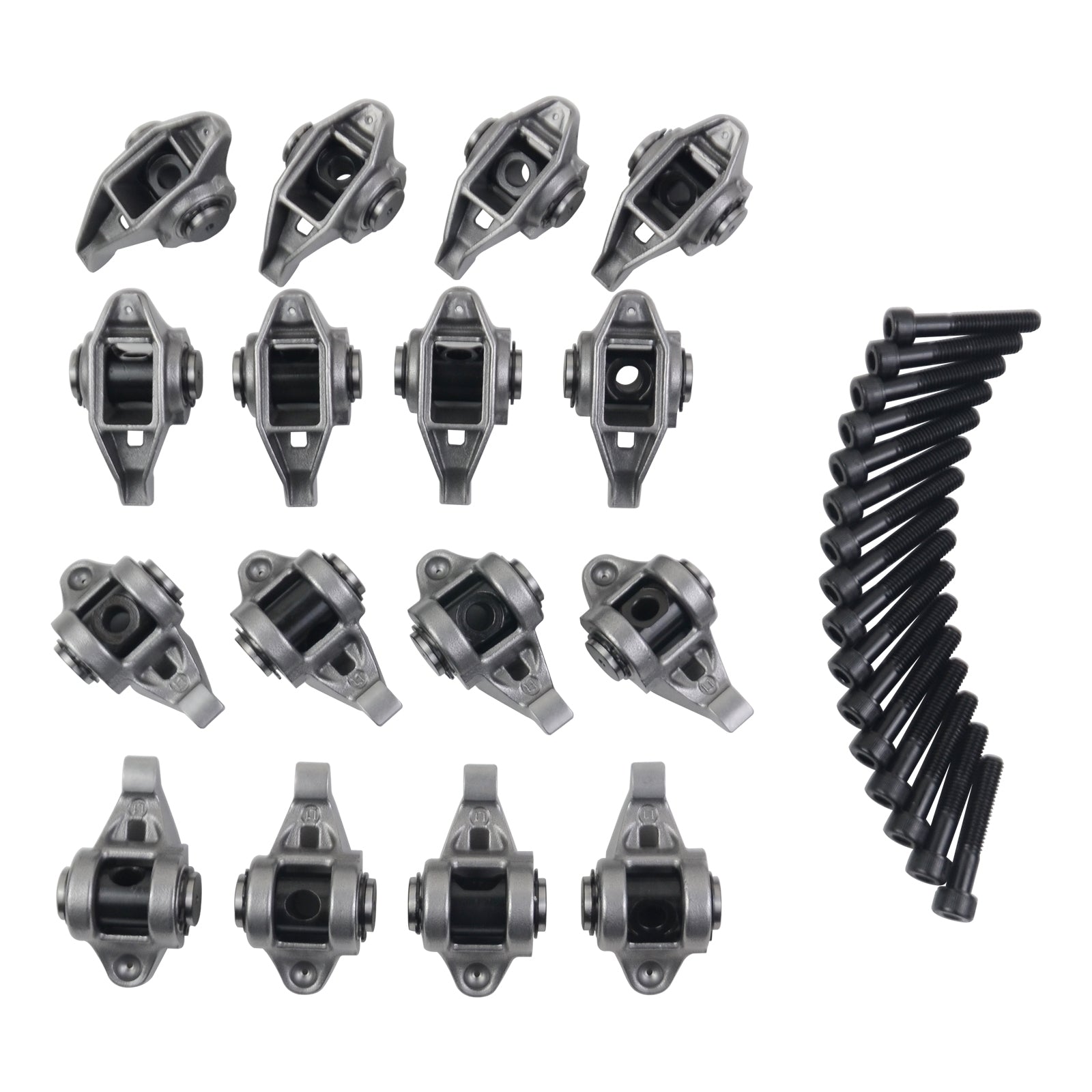 16 Rocker Arms + 16 Bolts Set for Cadillac Escalade Chevrolet Avalanche 1500 Camaro Silverado 1500 Pontiac Firebird GMC Yukon 10214664 12681275 - Premium Automotive from Rapidvehicles - Just $156.99! Shop now at Rapidvehicles