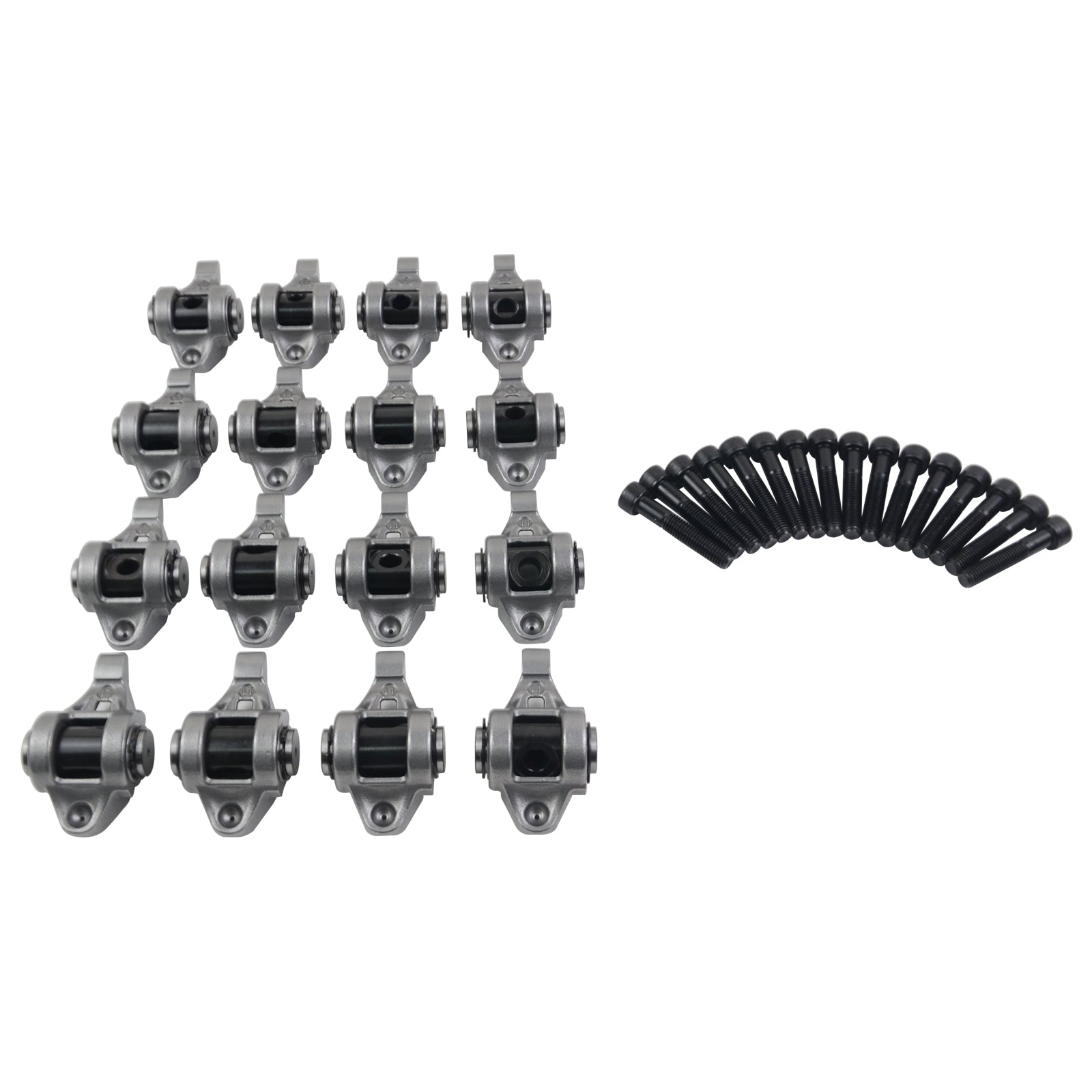 16 Rocker Arms + 16 Bolts Set for Cadillac Escalade Chevrolet Avalanche 1500 Camaro Silverado 1500 Pontiac Firebird GMC Yukon 10214664 12681275 - Premium Automotive from Rapidvehicles - Just $156.99! Shop now at Rapidvehicles