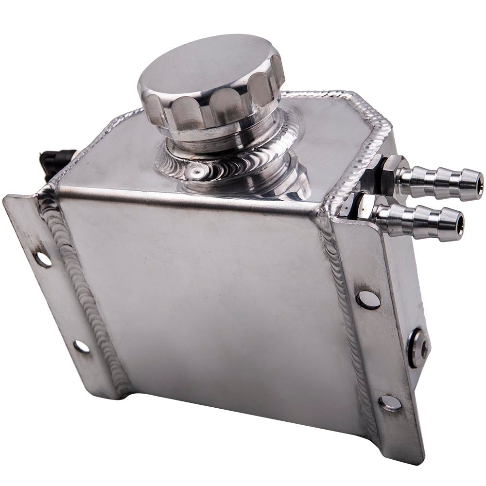 1L Aluminum Radiator Coolant Overflow Bottle Expansion Tank Reservoir Universal - Premium Automotive from Rapidvehicles - Just $90.99! Shop now at Rapidvehicles