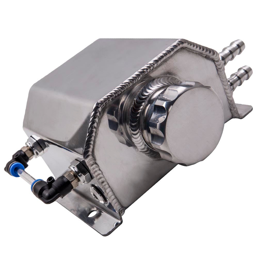 1L Aluminum Radiator Coolant Overflow Bottle Expansion Tank Reservoir Universal - Premium Automotive from Rapidvehicles - Just $90.99! Shop now at Rapidvehicles