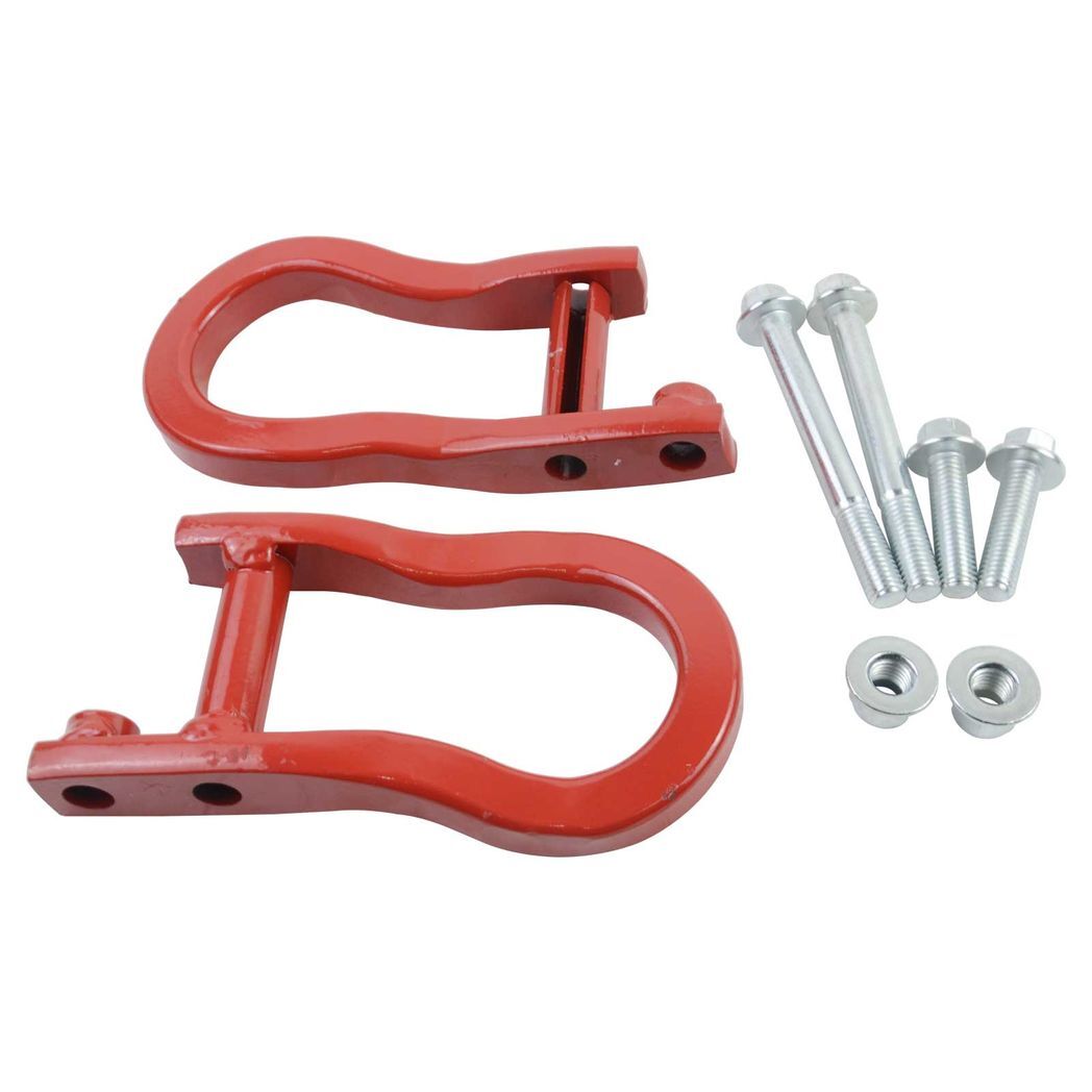 Pair Tow Hooks Red 84192871 For Chevrolet Silverado GMC Sierra 1500 2007-2019 - Premium Automotive from Rapidvehicles - Just $68.99! Shop now at Rapidvehicles