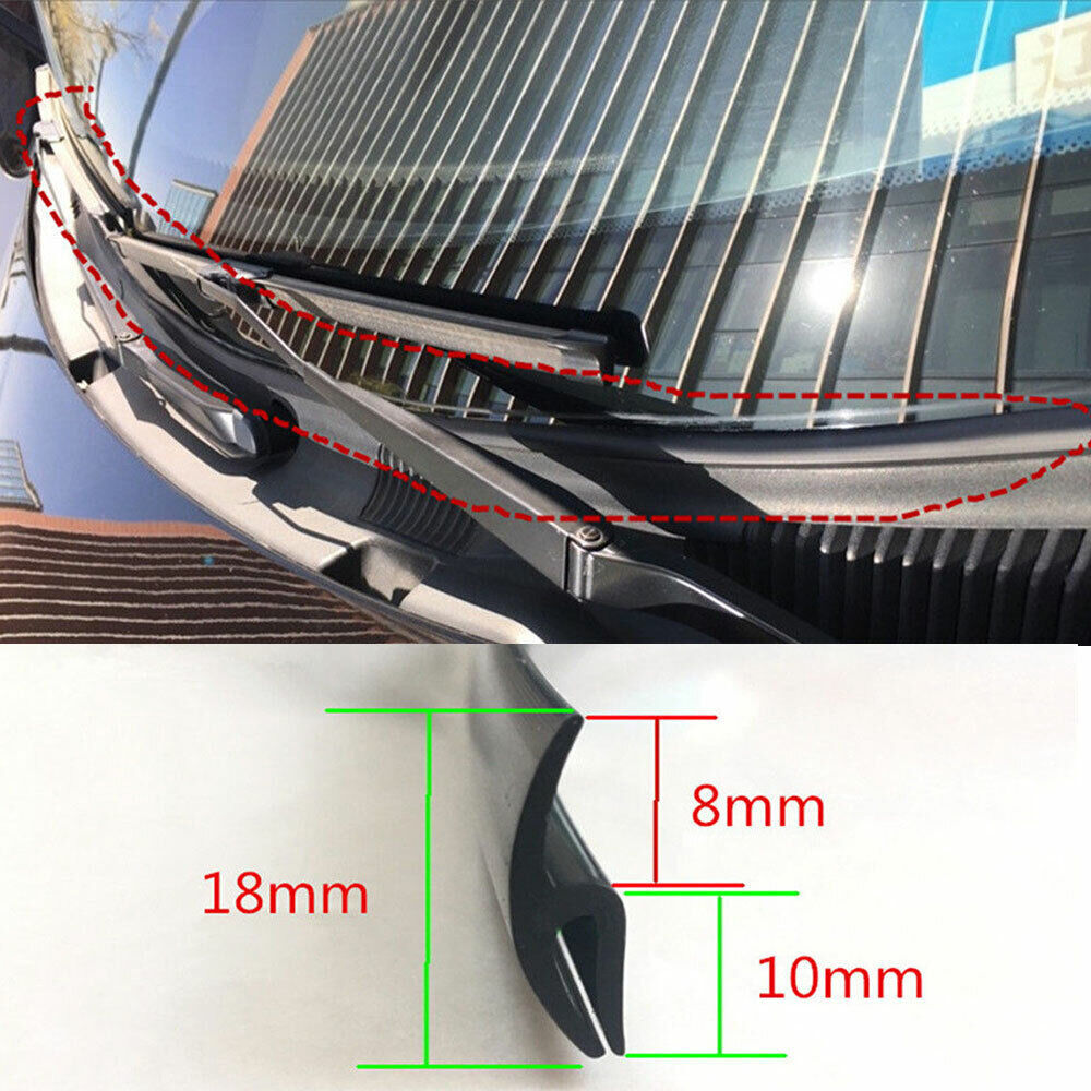 1.7M/5.5Ft Car Front Windshield Window Seal Strip Moulding Trim - Premium Automotive from Rapidvehicles - Just $29.99! Shop now at Rapidvehicles