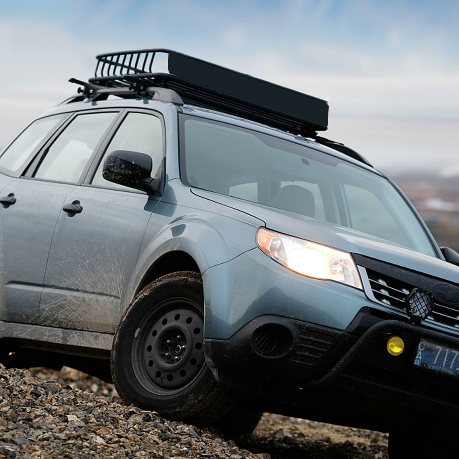 64" Universal Roof Rack w/Extension Cargo SUV Top Luggage Carrier Basket Holder - Premium Automotive from Rapidvehicles - Just $216.99! Shop now at Rapidvehicles