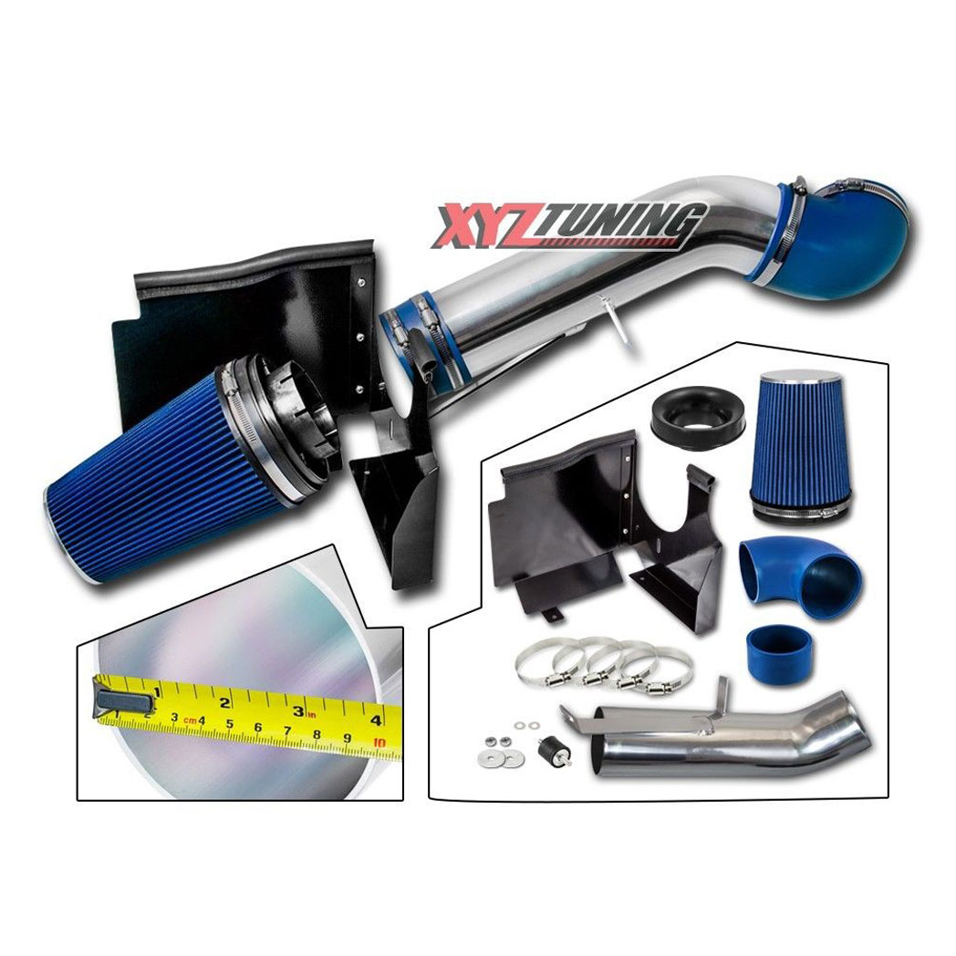 4 Inch Cold Air Intake Induction Kit Filter for GMC Chevrolet 1999-2006 V8 4.8L 5.3L 6.0L Blue - Premium Automotive from Rapidvehicles - Just $89.99! Shop now at Rapidvehicles