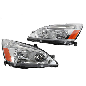 2pcs Front Left Right Headlights for Honda Accord 2003-2007 - Premium Automotive from Rapidvehicles - Just $129.99! Shop now at Rapidvehicles