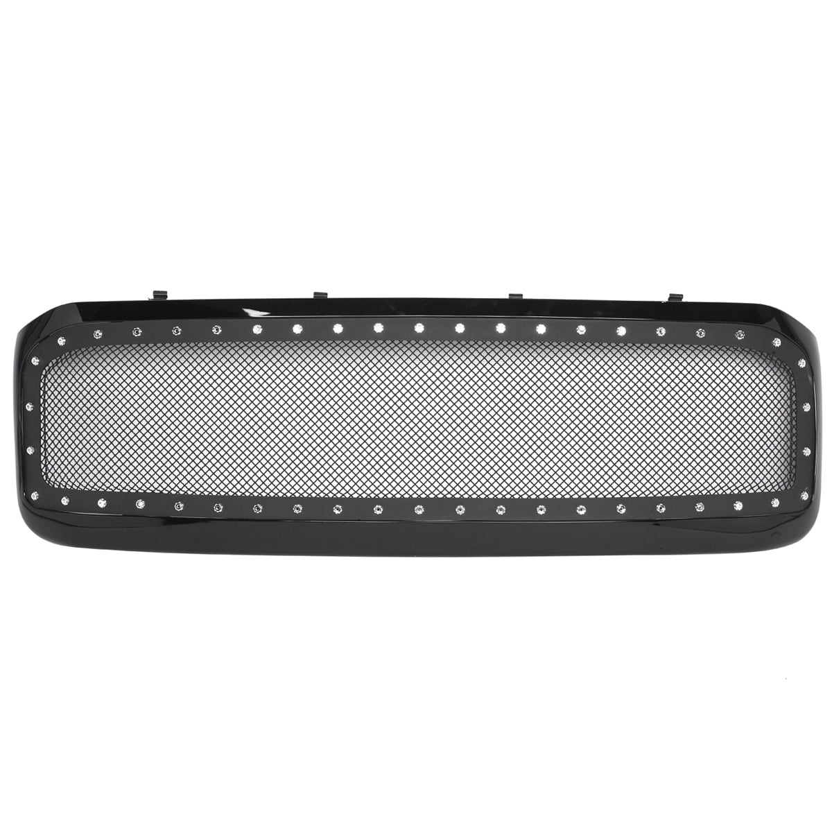 ABS Plastic Car Front Bumper Grille for 1999-2004 F250 F35 ABS Plastic Stainless Steel Coating QH-FD-023 Black - Premium Automotive from Rapidvehicles - Just $156.99! Shop now at Rapidvehicles