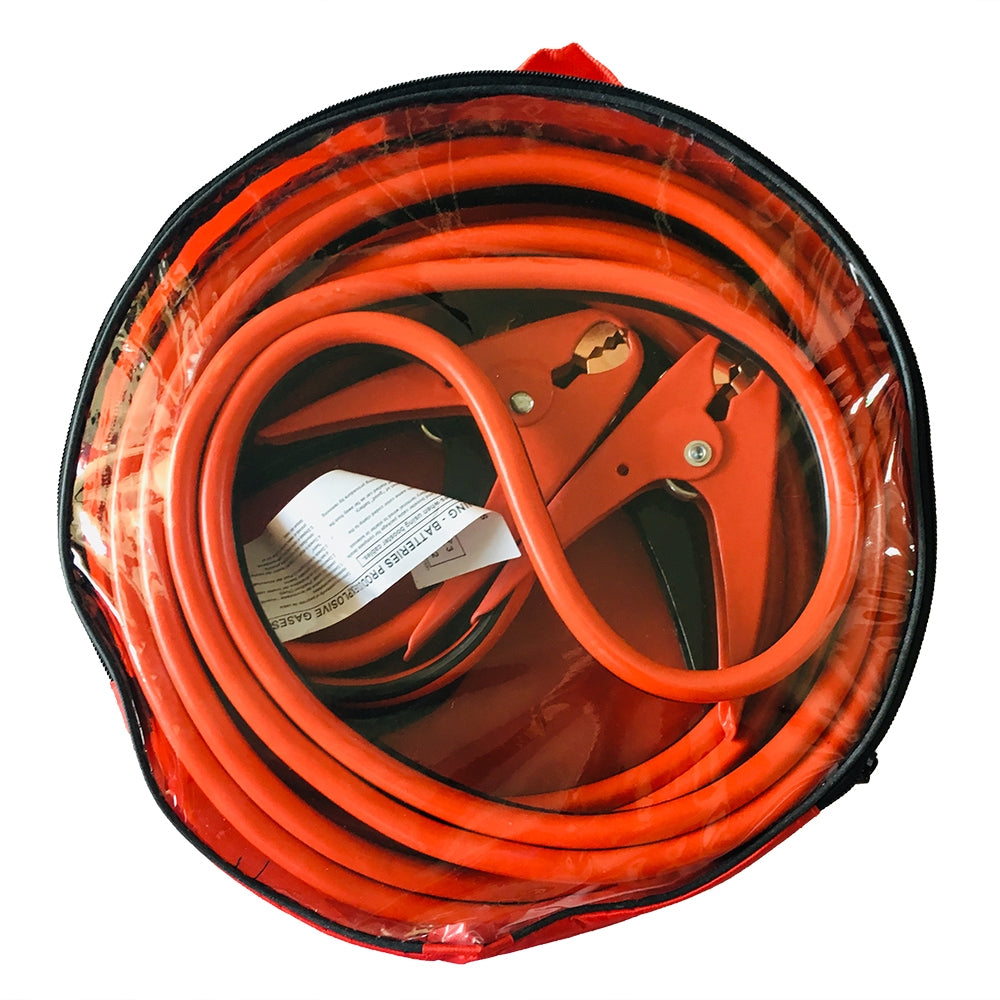 25 FT 4 Gauge Battery Jumper Heavy Duty Power Booster Cable Emergency Car Truck 500 AMP - Premium Automotive from Rapidvehicles - Just $38.99! Shop now at Rapidvehicles