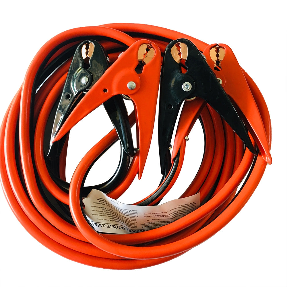 25 FT 4 Gauge Battery Jumper Heavy Duty Power Booster Cable Emergency Car Truck 500 AMP - Premium Automotive from Rapidvehicles - Just $38.99! Shop now at Rapidvehicles