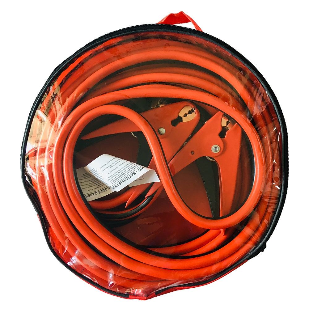 25 FT 4 Gauge Battery Jumper Heavy Duty Power Booster Cable Emergency Car Truck 500 AMP - Premium Automotive from Rapidvehicles - Just $38.99! Shop now at Rapidvehicles