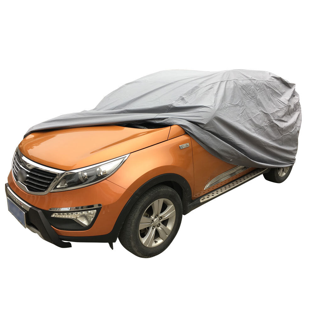 PEVA Cotton Protective Car Cover for Jeep Wrangler 4751 x 1877 x 1840mm Gray - Premium Automotive from Rapidvehicles - Just $72.99! Shop now at Rapidvehicles