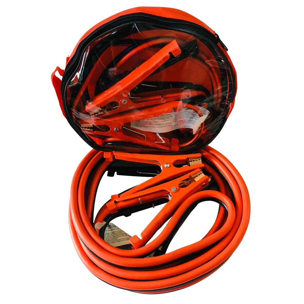 20 FT 2 Gauge Battery Jumper Heavy Duty Power Booster Cable Emergency Car Truck 600 AMP - Premium Automotive from Rapidvehicles - Just $40.99! Shop now at Rapidvehicles