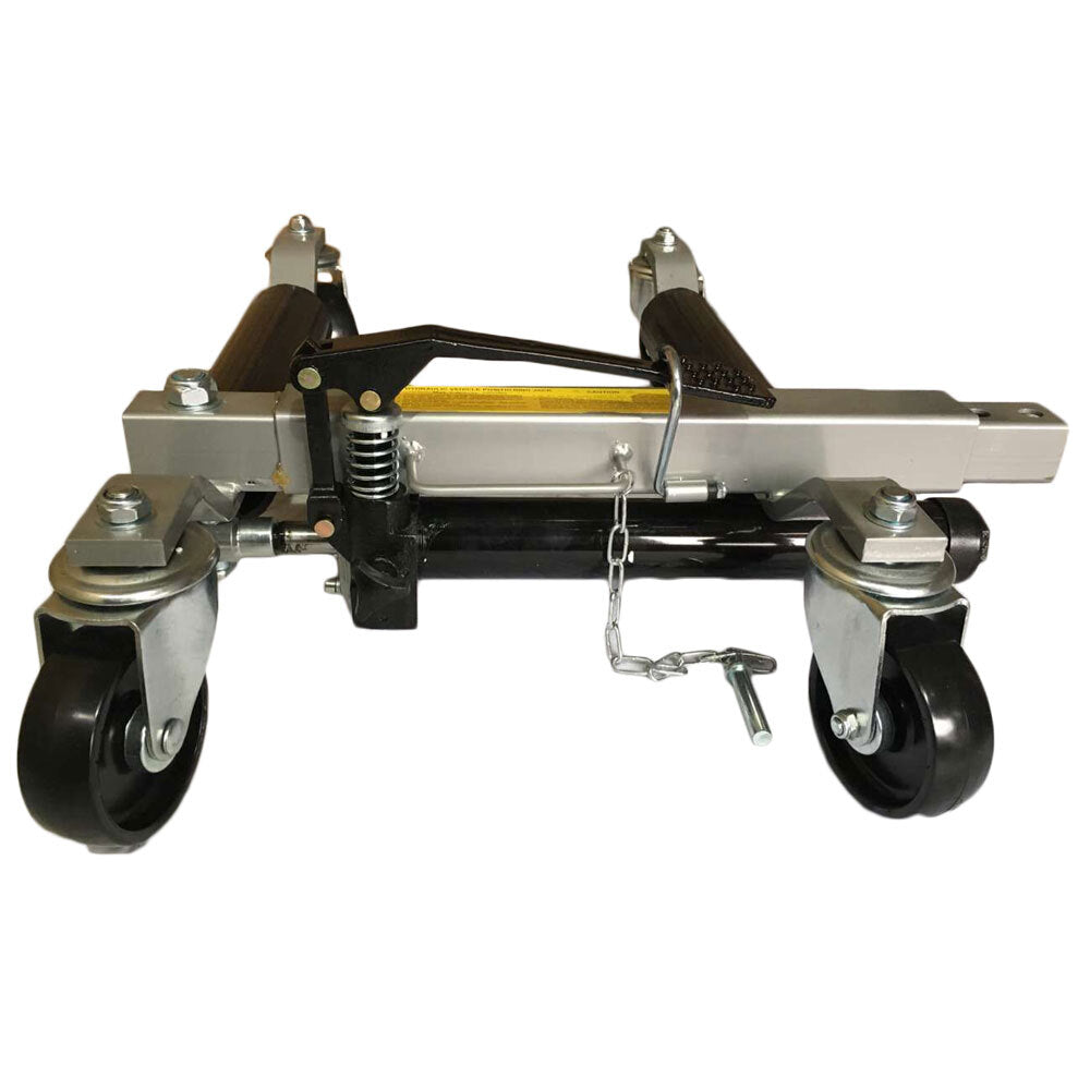 2pcs 1500lb Hydraulic Positioning Car Wheel Dolly Jack Lift Hoists Moving Vehicle Black - Premium Automotive from Rapidvehicles - Just $318.99! Shop now at Rapidvehicles