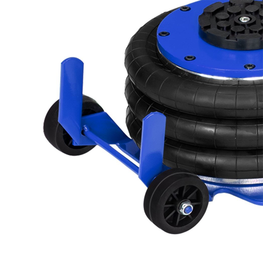 3T Round Handle  AirBag Jack Blue - Premium Automotive from Rapidvehicles - Just $133.99! Shop now at Rapidvehicles