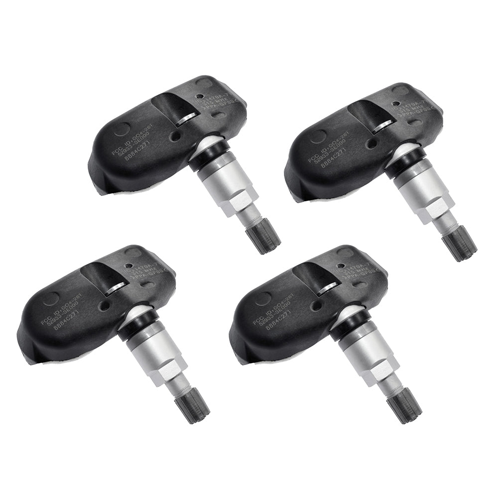 4pcs TPMS Tire Pressure Sensor for Hyundai Accent Tucson Sonata Kia Amanti Sorento Sportage 52933-3E000 - Premium Automotive from Rapidvehicles - Just $79.95! Shop now at Rapidvehicles