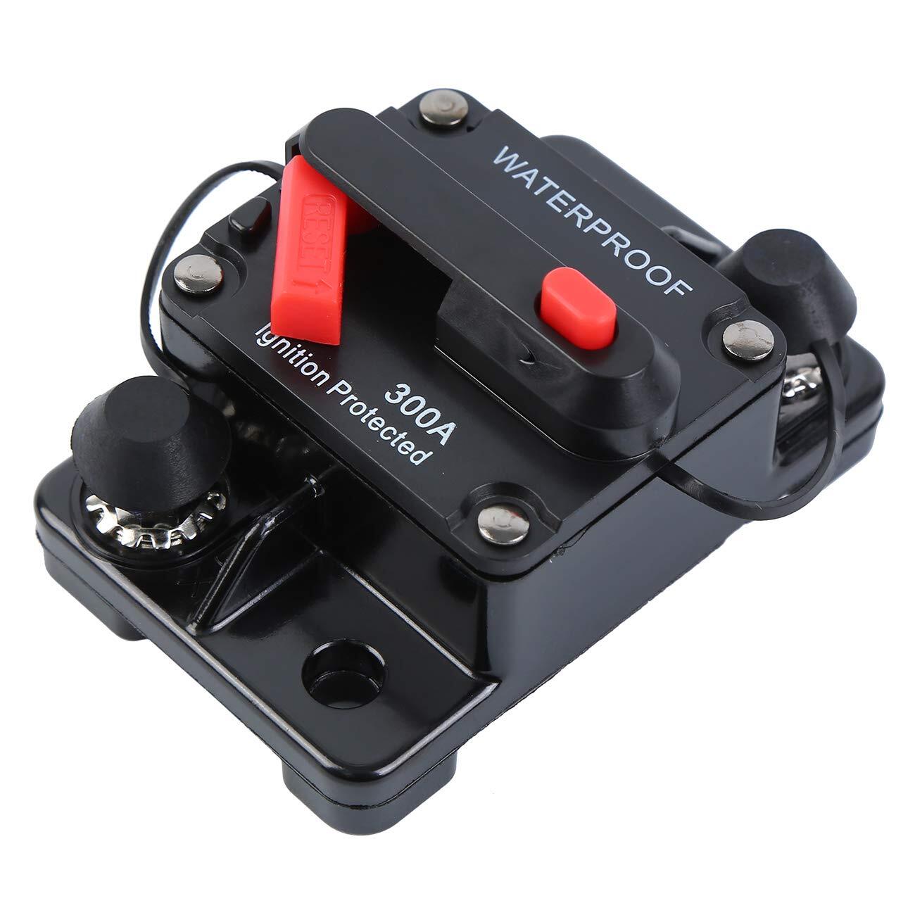 Ambienceo 300 Amp Waterproof Circuit Breaker with Manual Reset for Motor Auto Car Marine Boat Bike Stereo Audio 12V-48V DC - Premium Automotive from Rapidvehicles - Just $17.99! Shop now at Rapidvehicles