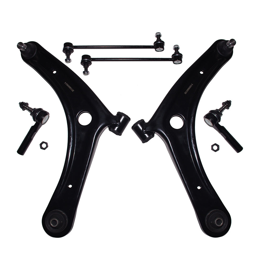 2007 - 2014 for Dodge Caliber Front Lower Control Arm Outer Tierod Sway Bar Kit - Premium Automotive from Rapidvehicles - Just $135.99! Shop now at Rapidvehicles