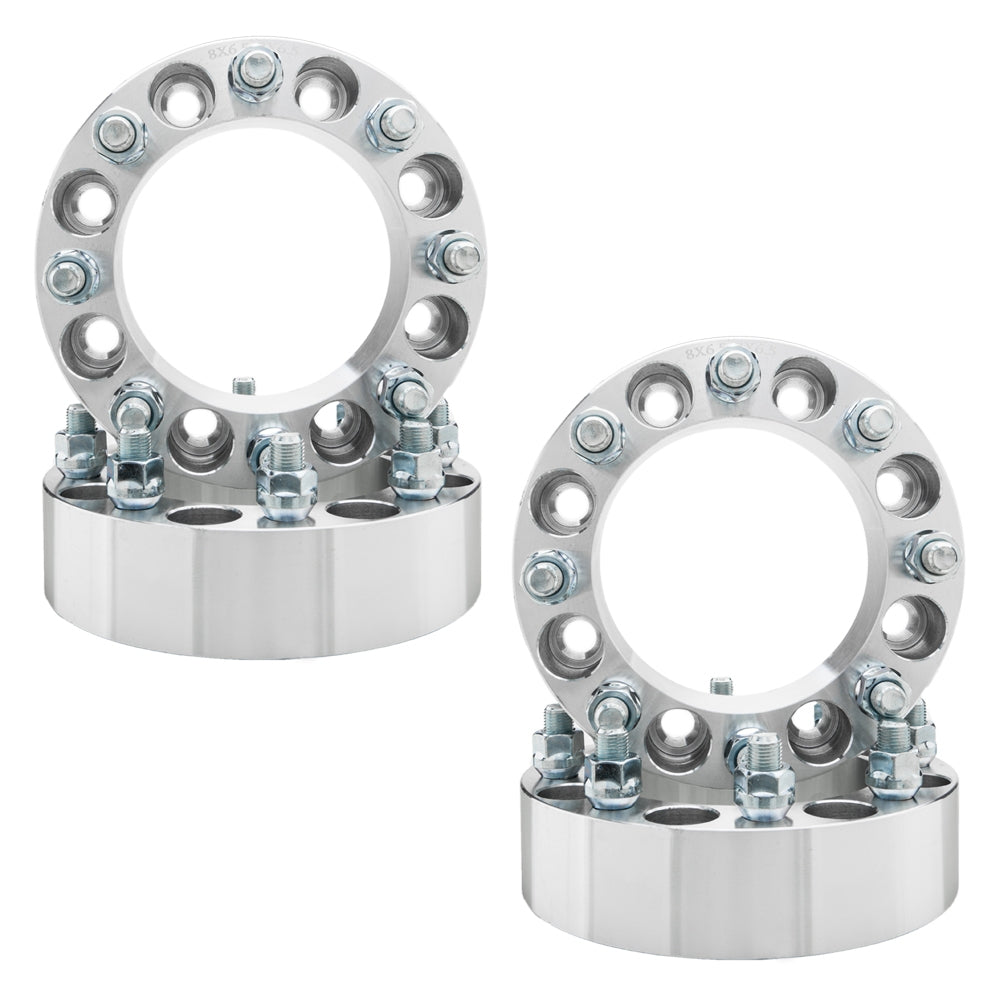 (4) 2" Wheel Spacers 8x6.5 to 8x6.5 Adapters 9/16 Studs For Dodge Ram 2500 3500 - Premium Automotive from Rapidvehicles - Just $155.99! Shop now at Rapidvehicles