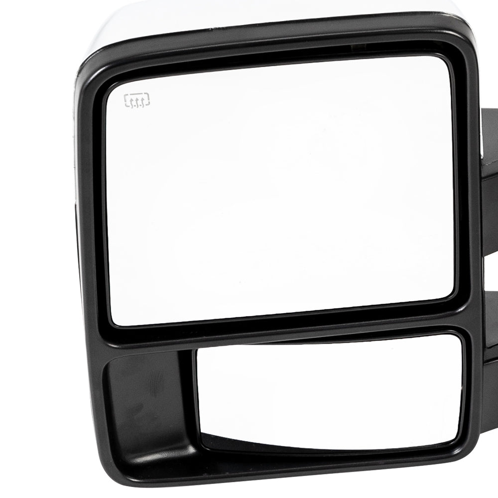 For 09-17 Dodge Ram 1500 2500 3500 Chrome Power Heated Puddle Signal Tow Mirrors - Premium Automotive from Rapidvehicles - Just $244.99! Shop now at Rapidvehicles