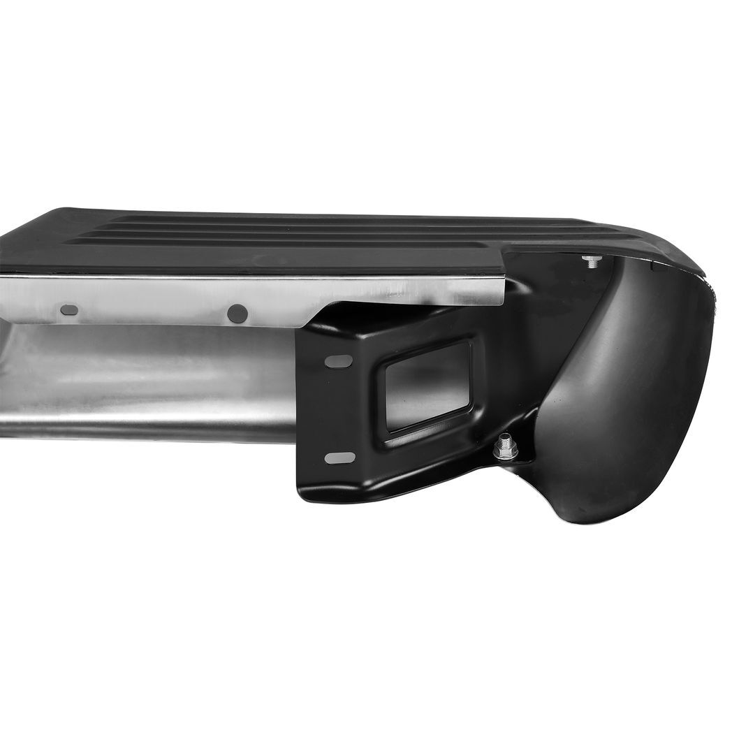 Pickup Rear Bumper 1 Dodge Ram 1500 2002-2008 - Silver/Steel - Premium Automotive from Rapidvehicles - Just $256.99! Shop now at Rapidvehicles