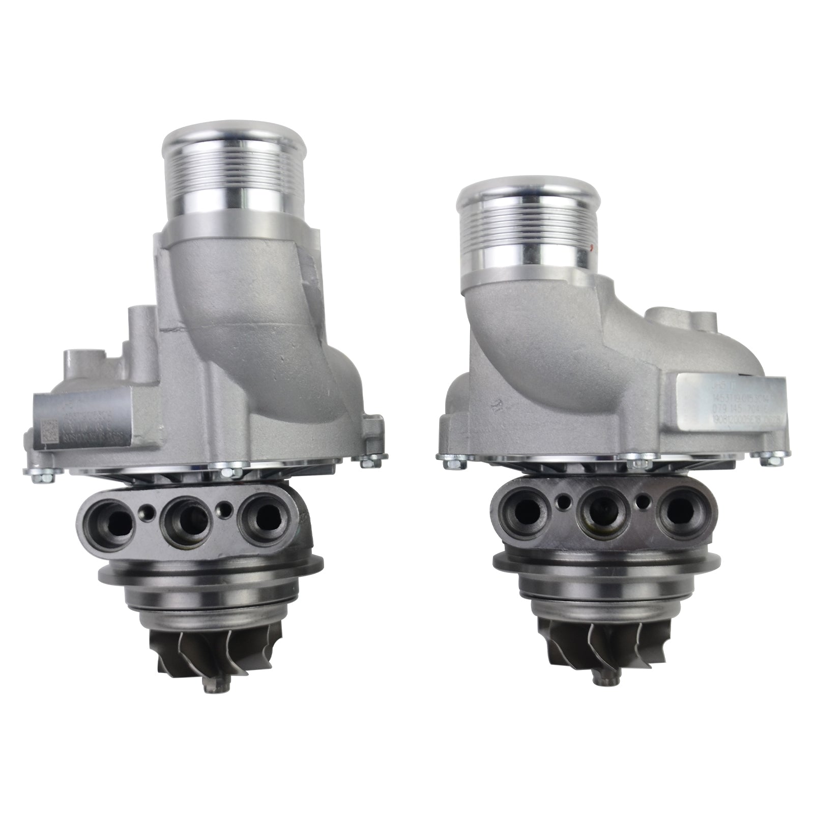 2Pcs Turbocharger Compressor Housing Cartridge Core for Audi A8 S6 S7 S8 2013-18 079145703E 079145704E - Premium Automotive from Rapidvehicles - Just $466.99! Shop now at Rapidvehicles