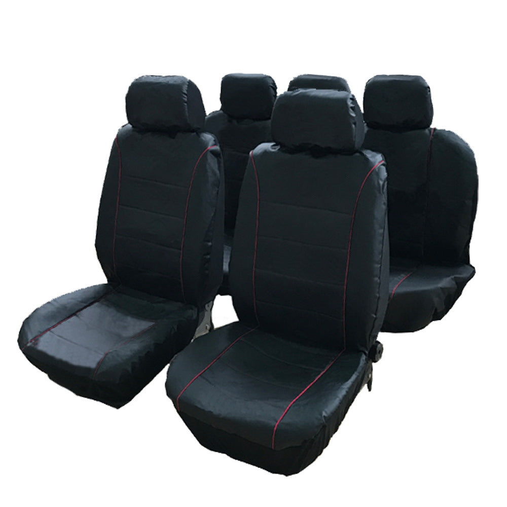 9pcs General Seasons 5 Seats Car Seat Covers Set Gray & Black - Premium Automotive from Rapidvehicles - Just $73.99! Shop now at Rapidvehicles