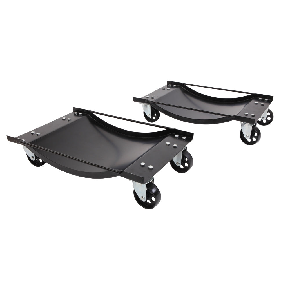 2-Piece 3.5" Auto Car Wheels Dolly Set Black - Premium Automotive from Rapidvehicles - Just $105.99! Shop now at Rapidvehicles