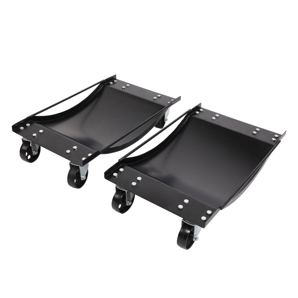 2-Piece 3.5" Auto Car Wheels Dolly Set Black - Premium Automotive from Rapidvehicles - Just $105.99! Shop now at Rapidvehicles