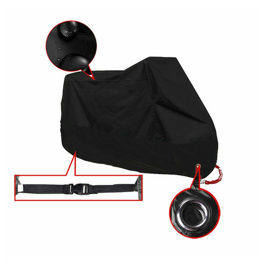 3XL Motorcycle Cover Waterproof Heavy Duty For Winter Outside - Premium Automotive from Rapidvehicles - Just $45.99! Shop now at Rapidvehicles