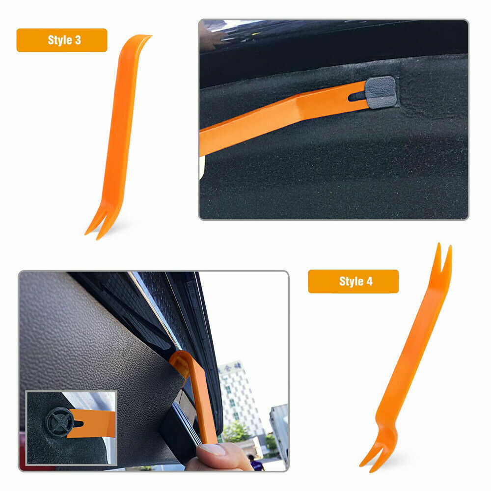 4PCS Car Radio Inside Door Universal Clip Panel Removal Installer Pry Tools - Premium Automotive from Rapidvehicles - Just $12.99! Shop now at Rapidvehicles