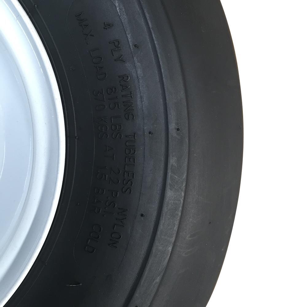 18x8.50-8 LRB 4 PR Bias Golf Cart Tires 4 Lug White Wheel P510 - Premium Automotive from Rapidvehicles - Just $167.99! Shop now at Rapidvehicles