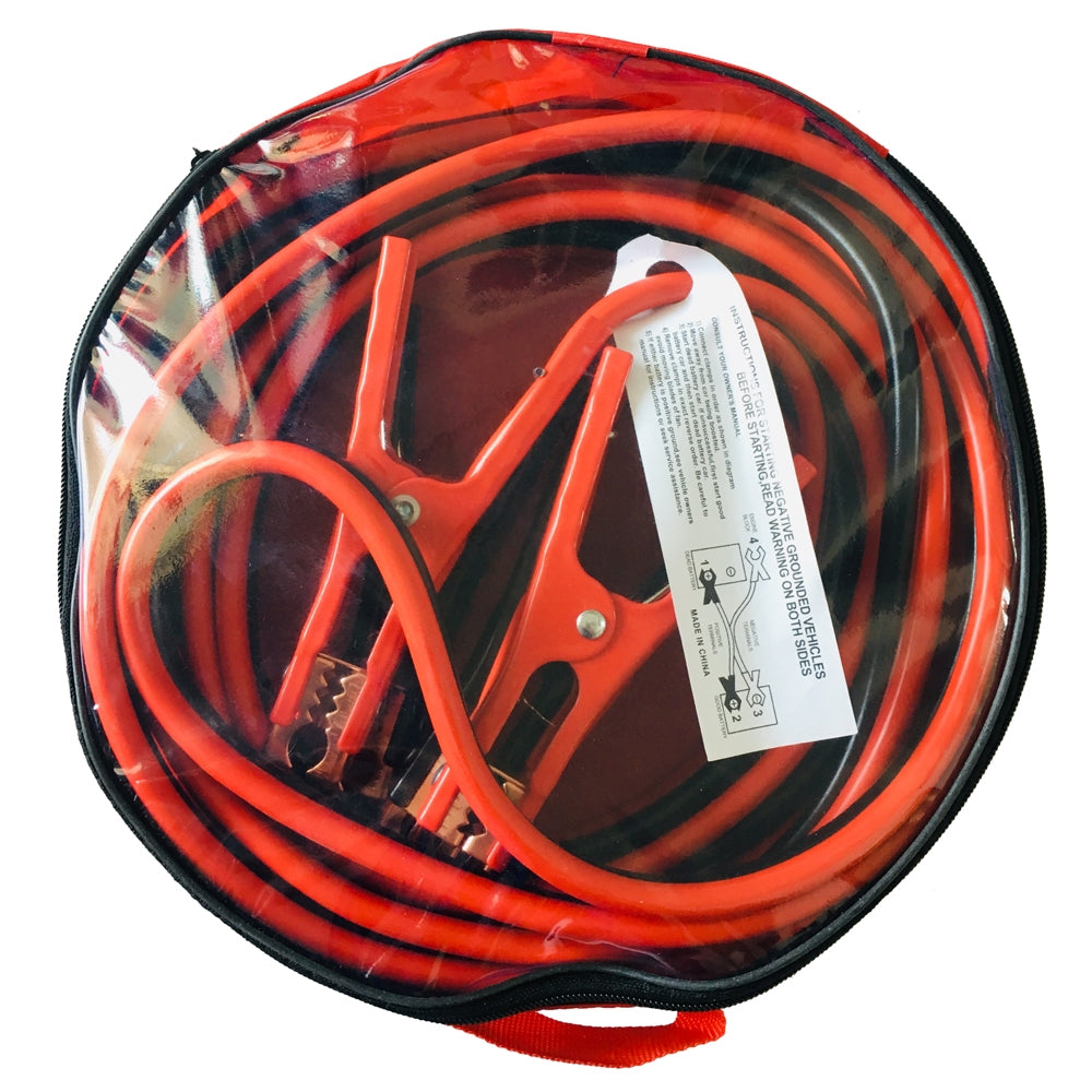 16 FT 6 Gauge Battery Jumper Heavy Duty Power Booster Cable Emergency Car Truck 300 AMP - Premium Automotive from Rapidvehicles - Just $27.99! Shop now at Rapidvehicles